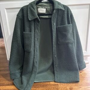 Oversized Green Jacket